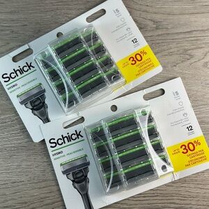 Schick Hydro Sensitive Razor Refills 24 Count Bundle 5 Blade Cartridges NIP